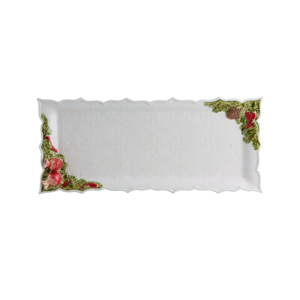 Christmas Garland Tart Tray 43cm