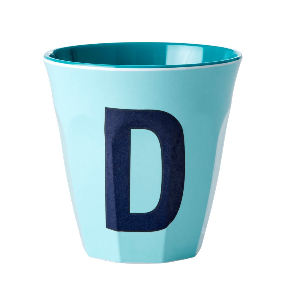 Alphabet Melamine Cups (Blue)