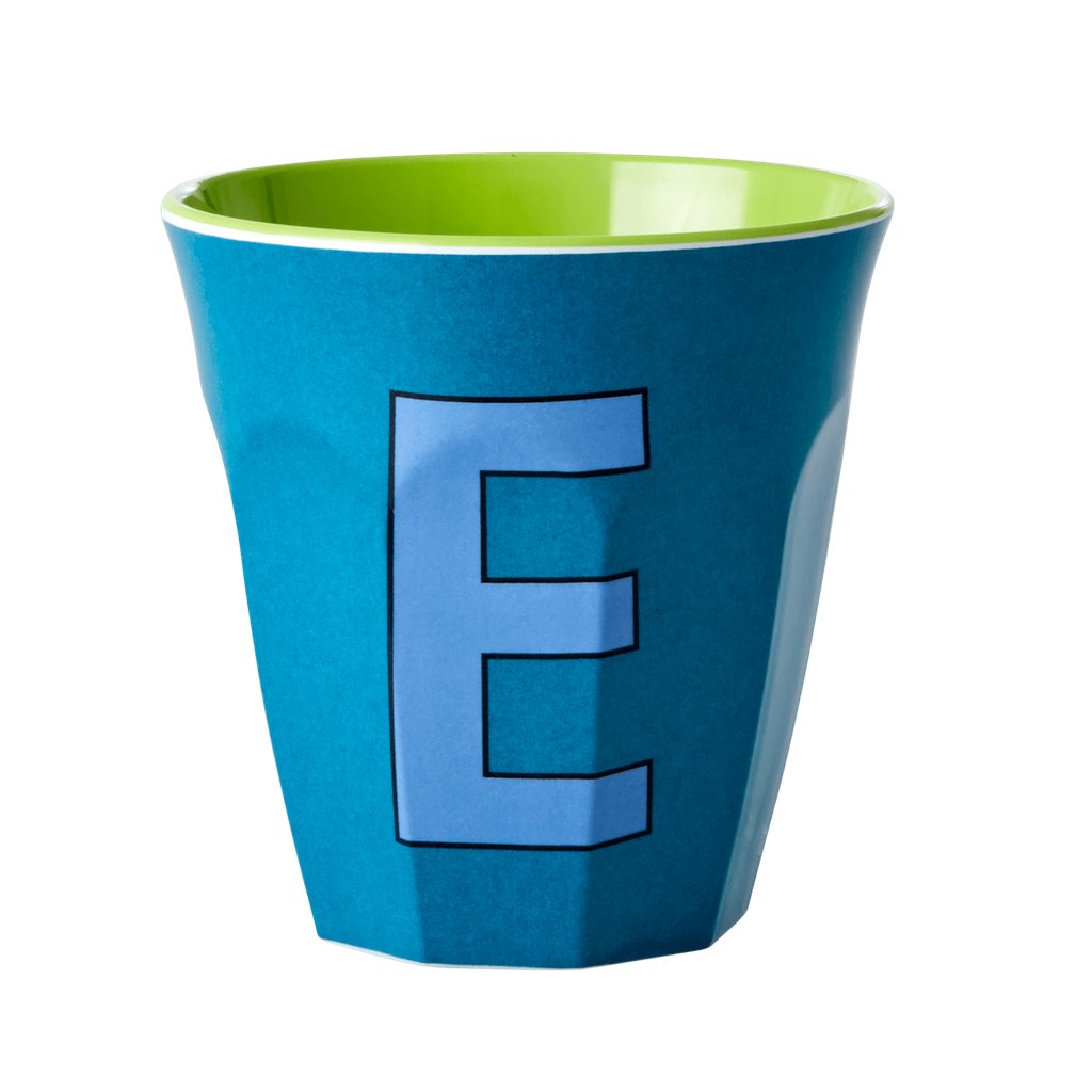 Alphabet Melamine Cups (Blue)