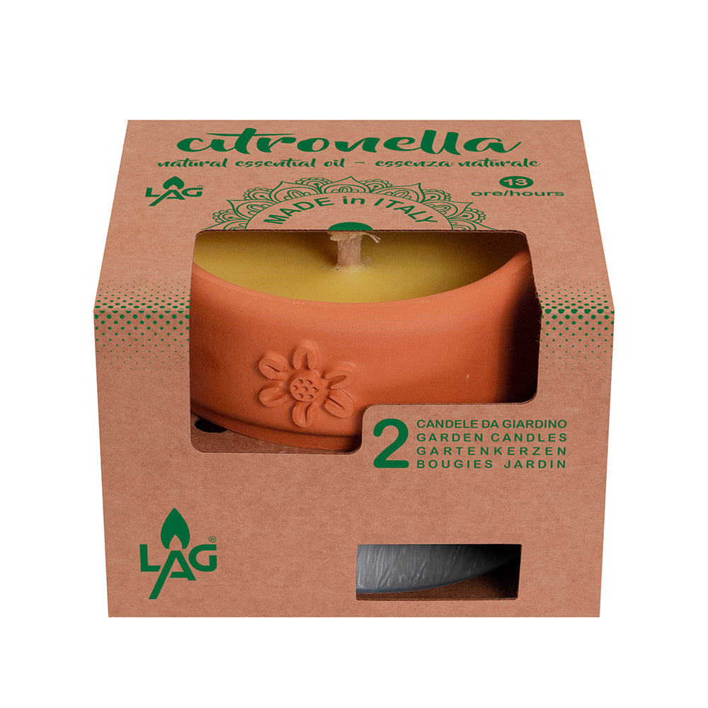 Citronella Terracotta Candle Set