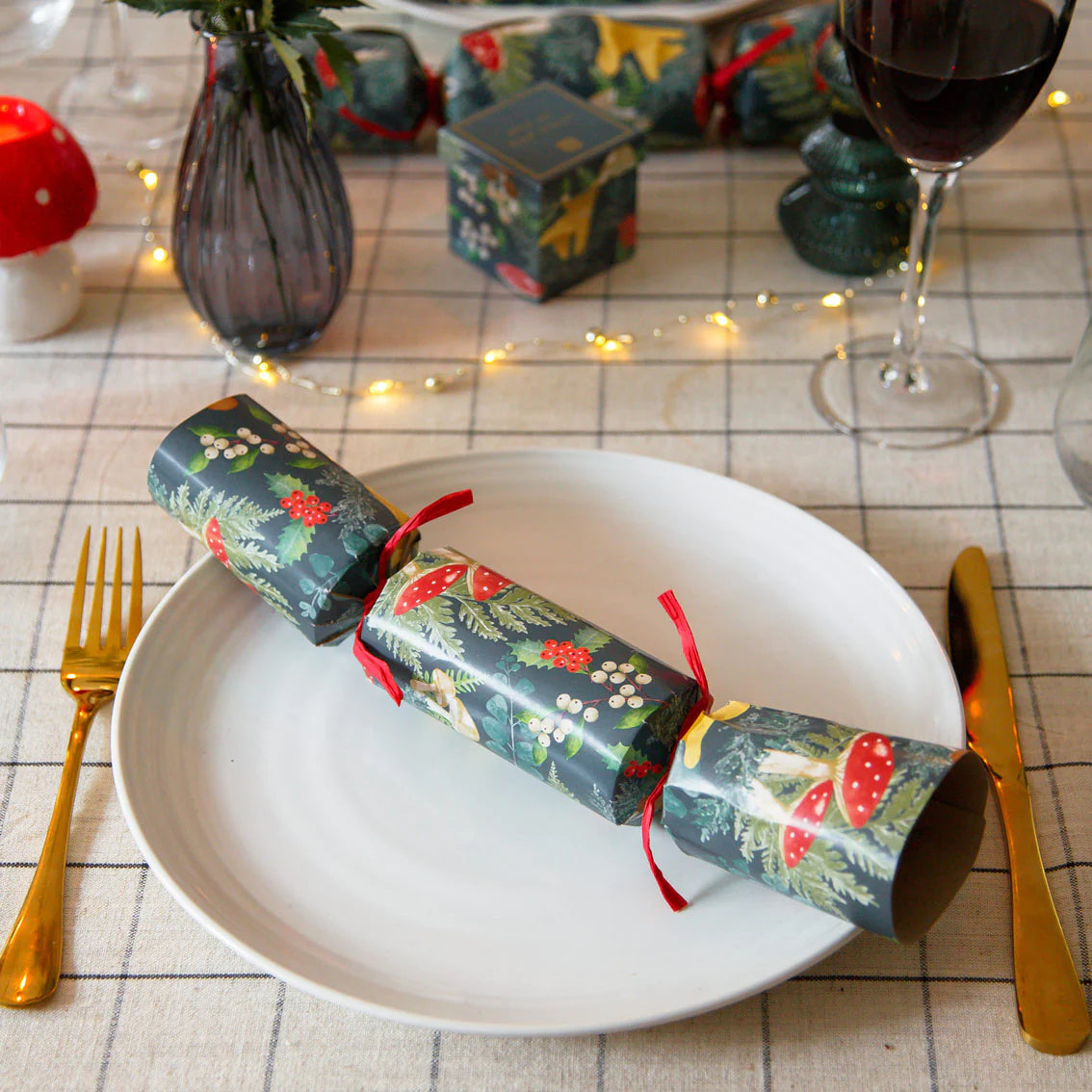 Midnight Forest Christmas Crackers (Set of 6)