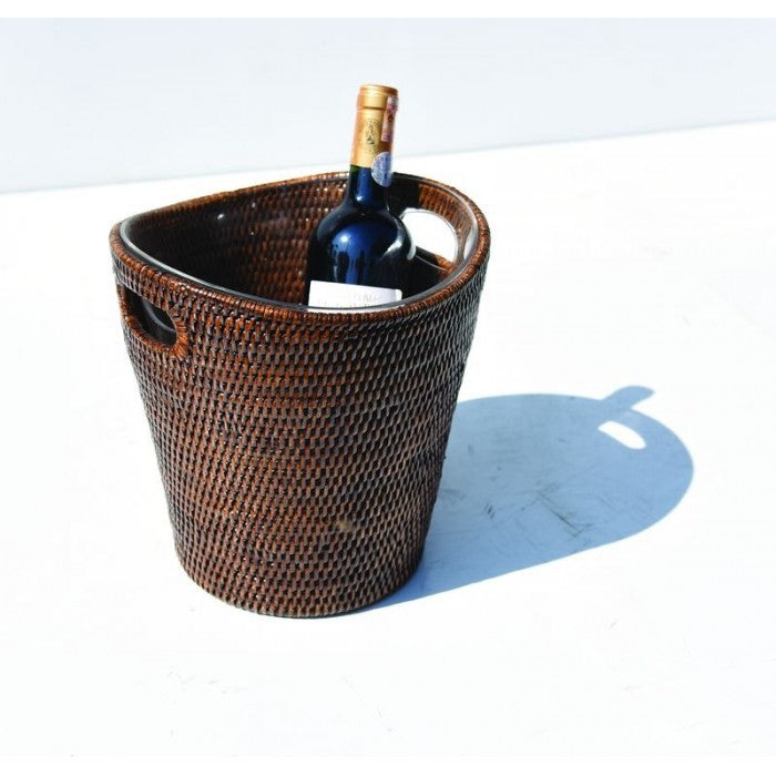 Rattan Champagne Bucket (Medium)