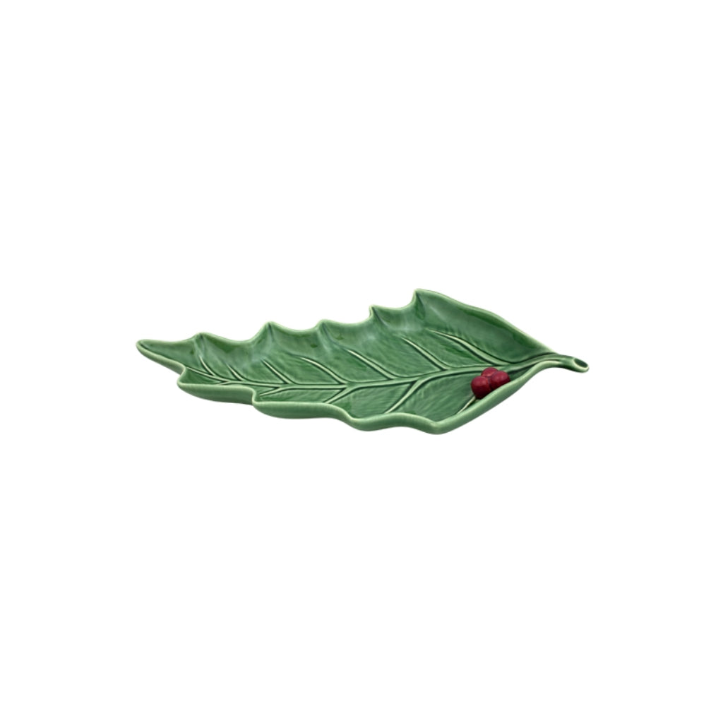 Holly Leaf Plate 27cm