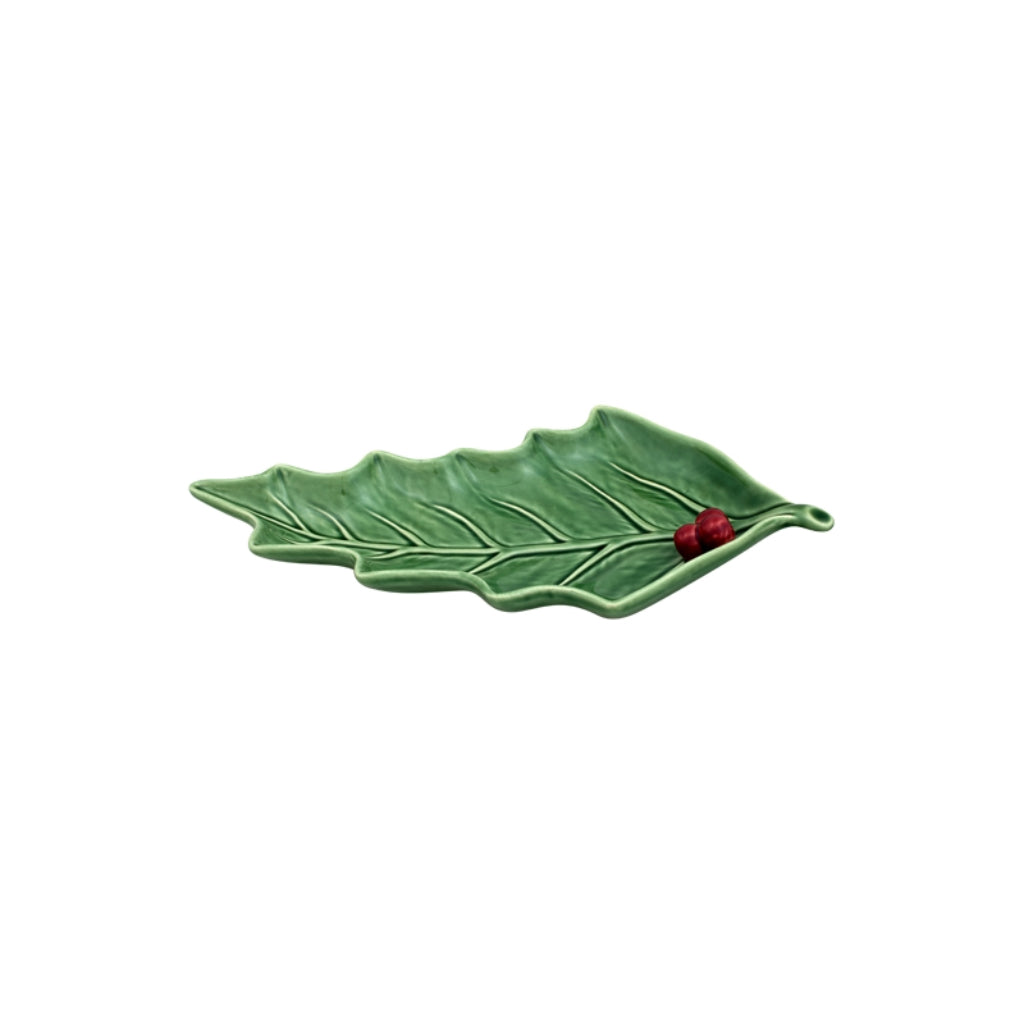 Holly Leaf Plate 36cm