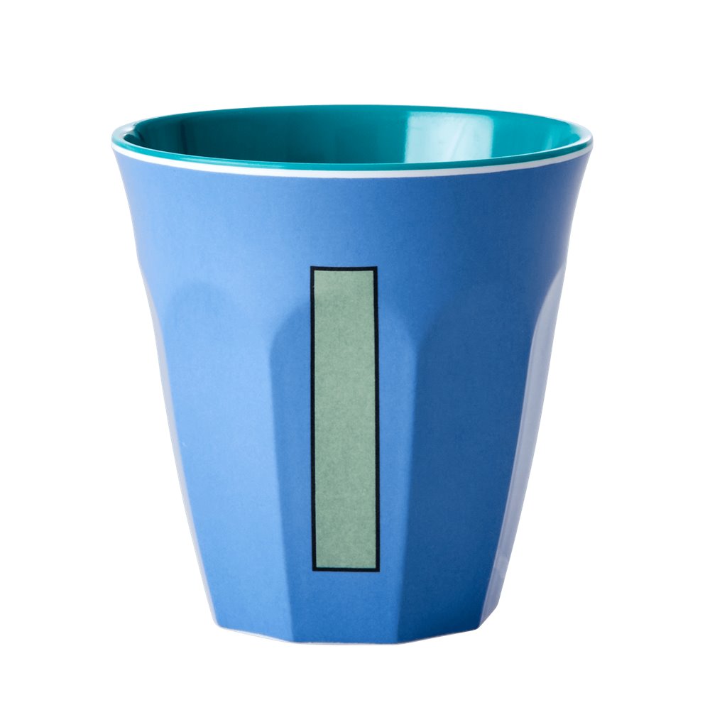 Alphabet Melamine Cups (Blue)