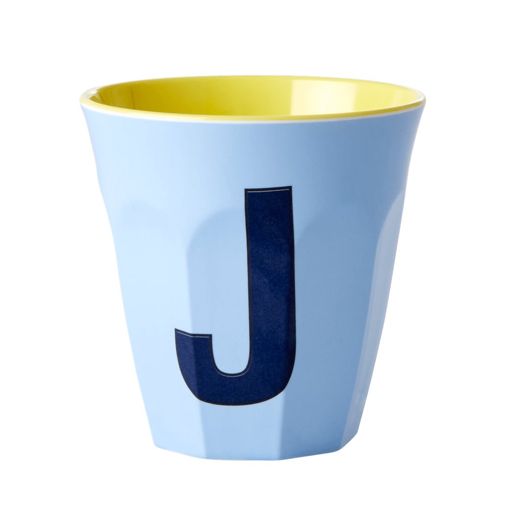 Alphabet Melamine Cups (Blue)