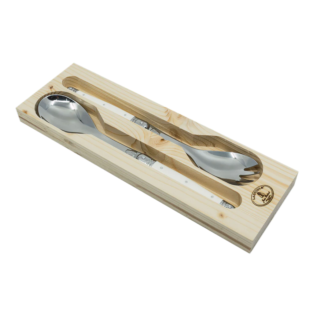 Laguiole Salad Spoon & Fork Set