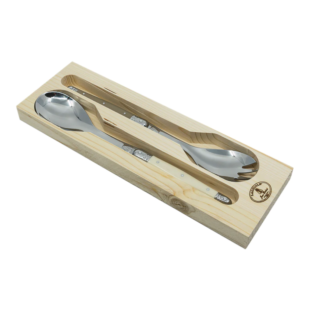 Laguiole Salad Spoon & Fork Set