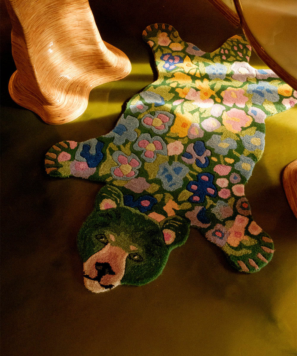 Hand-Tufted Josie Jardin Bear Rug