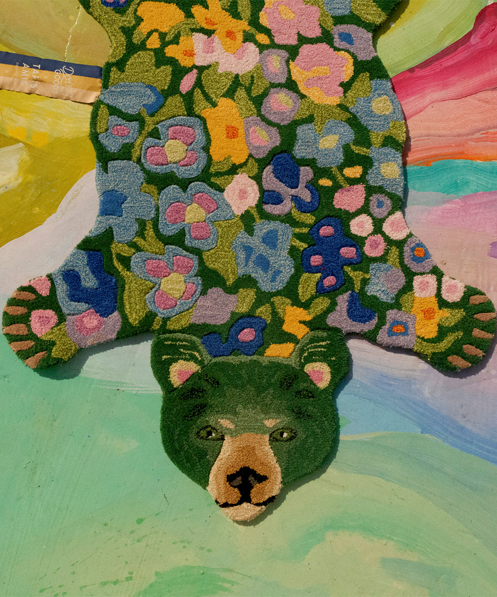 Hand-Tufted Josie Jardin Bear Rug