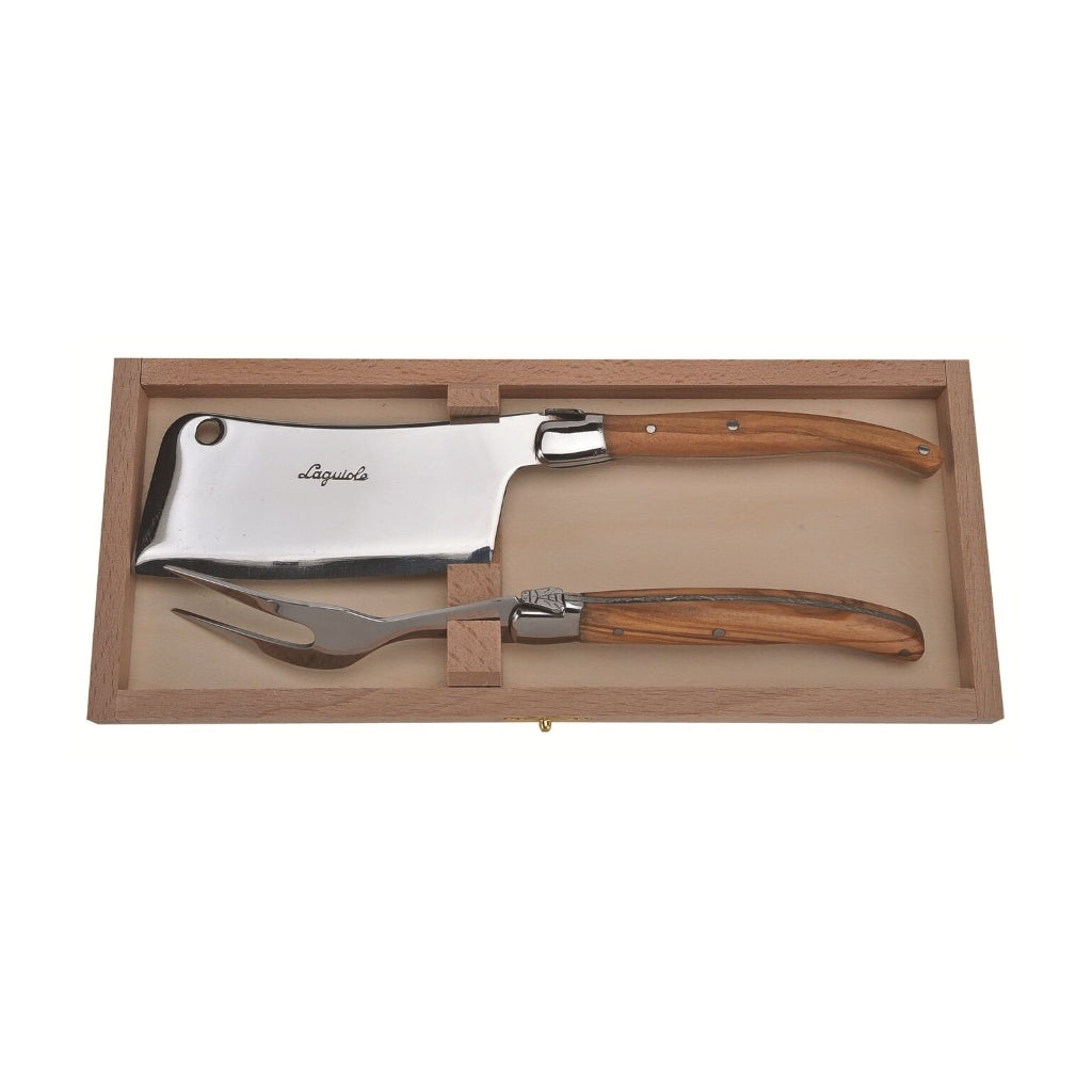 Laguiole Olivewood Cheese Knife (Set of 2)