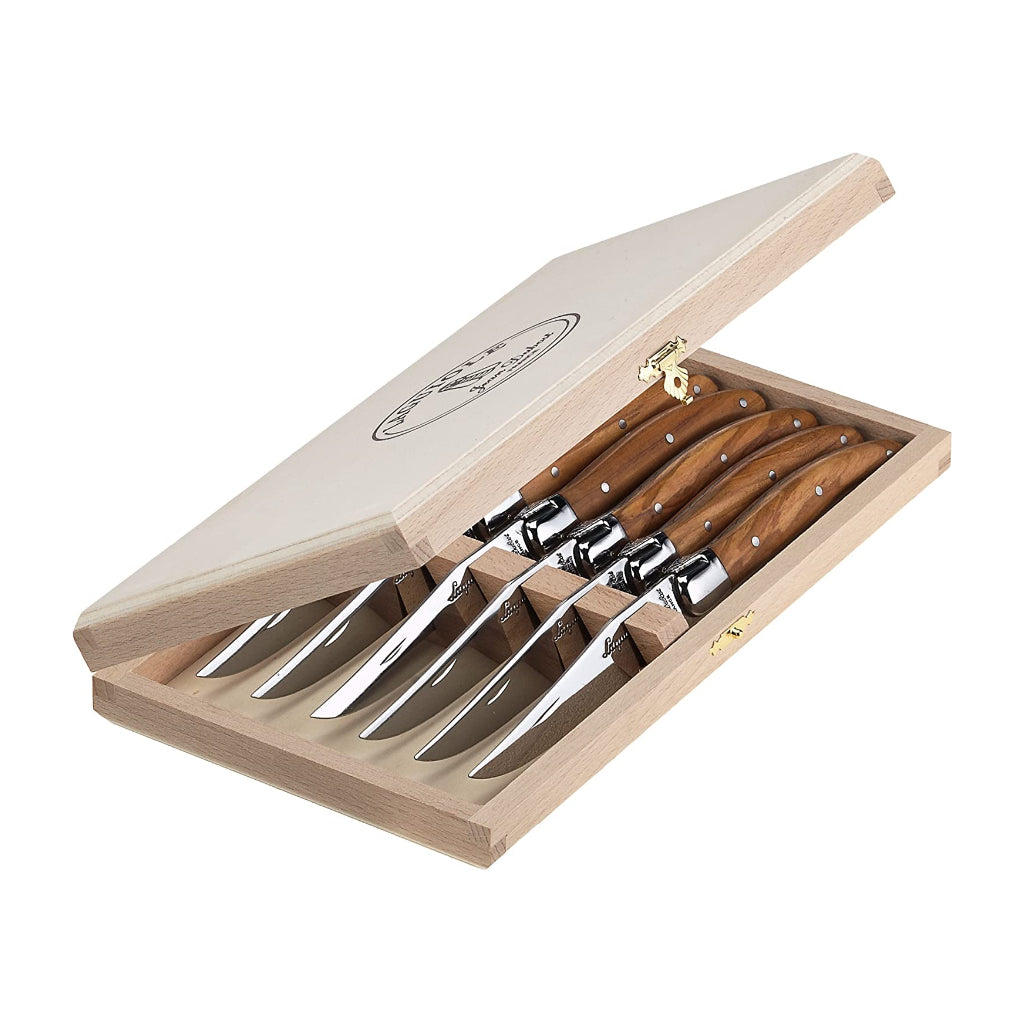 Laguiole Olivewood Steak Knife (Set of 6)