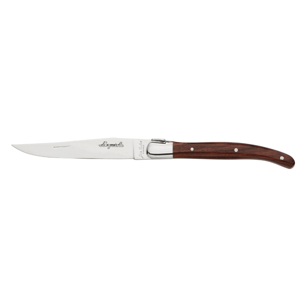 Laguiole Steak Knife Mix Wood Handles (Set of 6)