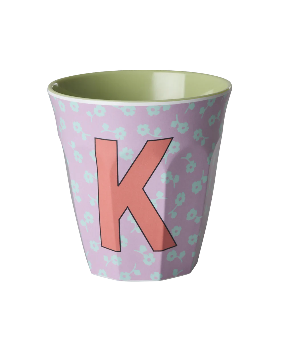 Alphabet Melamine Flower Cups (Pink)