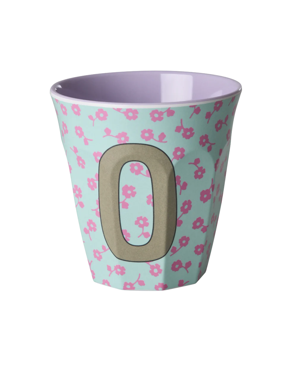 Alphabet Melamine Flower Cups (Pink)