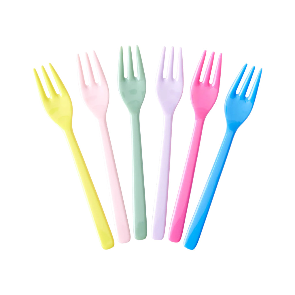 Melamine Cake Forks (Set of 6)