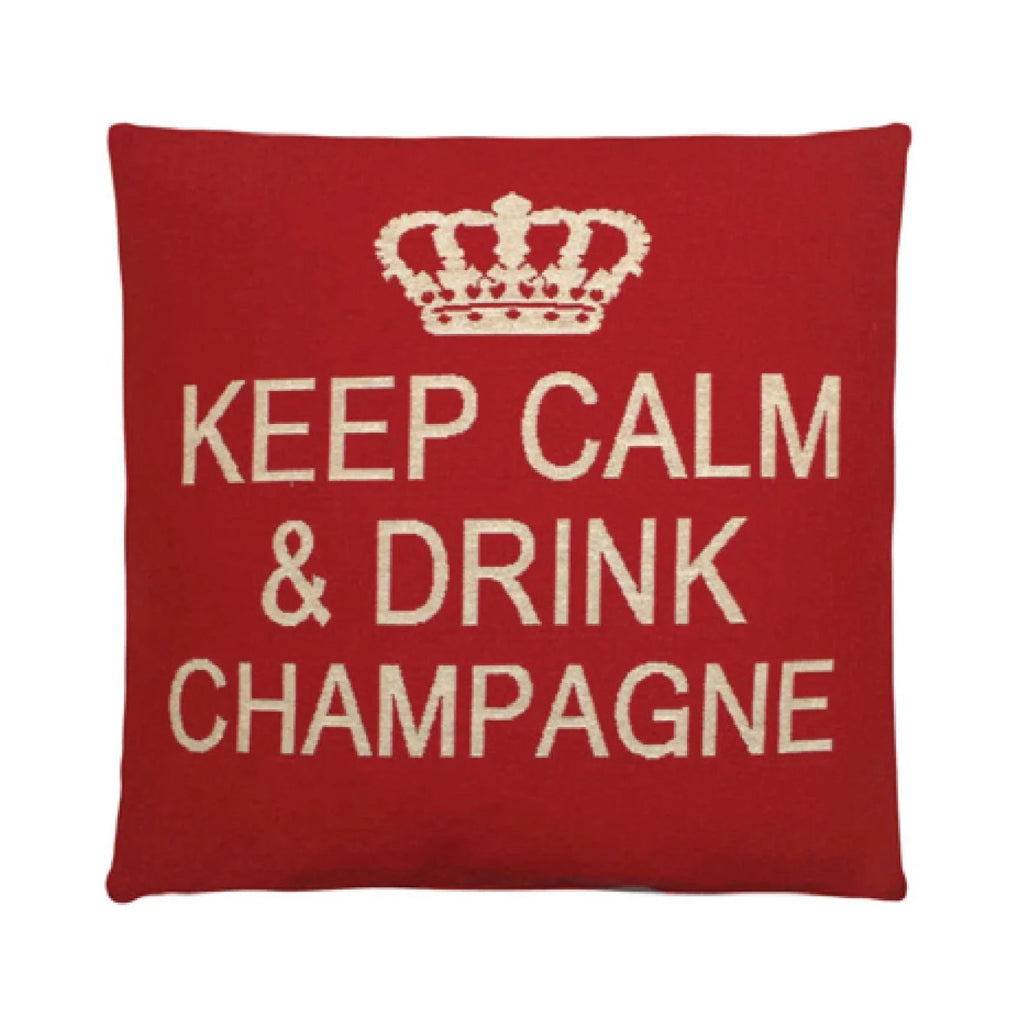 Keep Calm and Drink Champagne Cushions