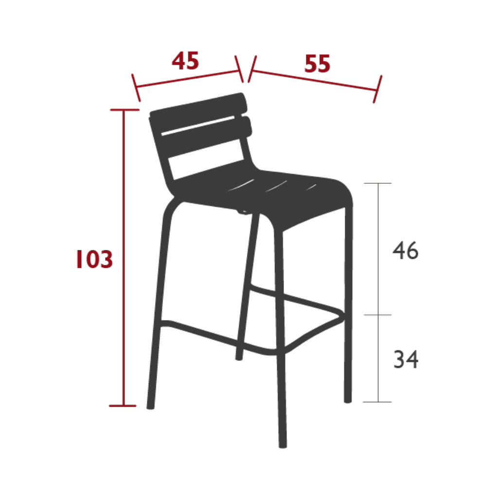 Luxembourg Bar Chair