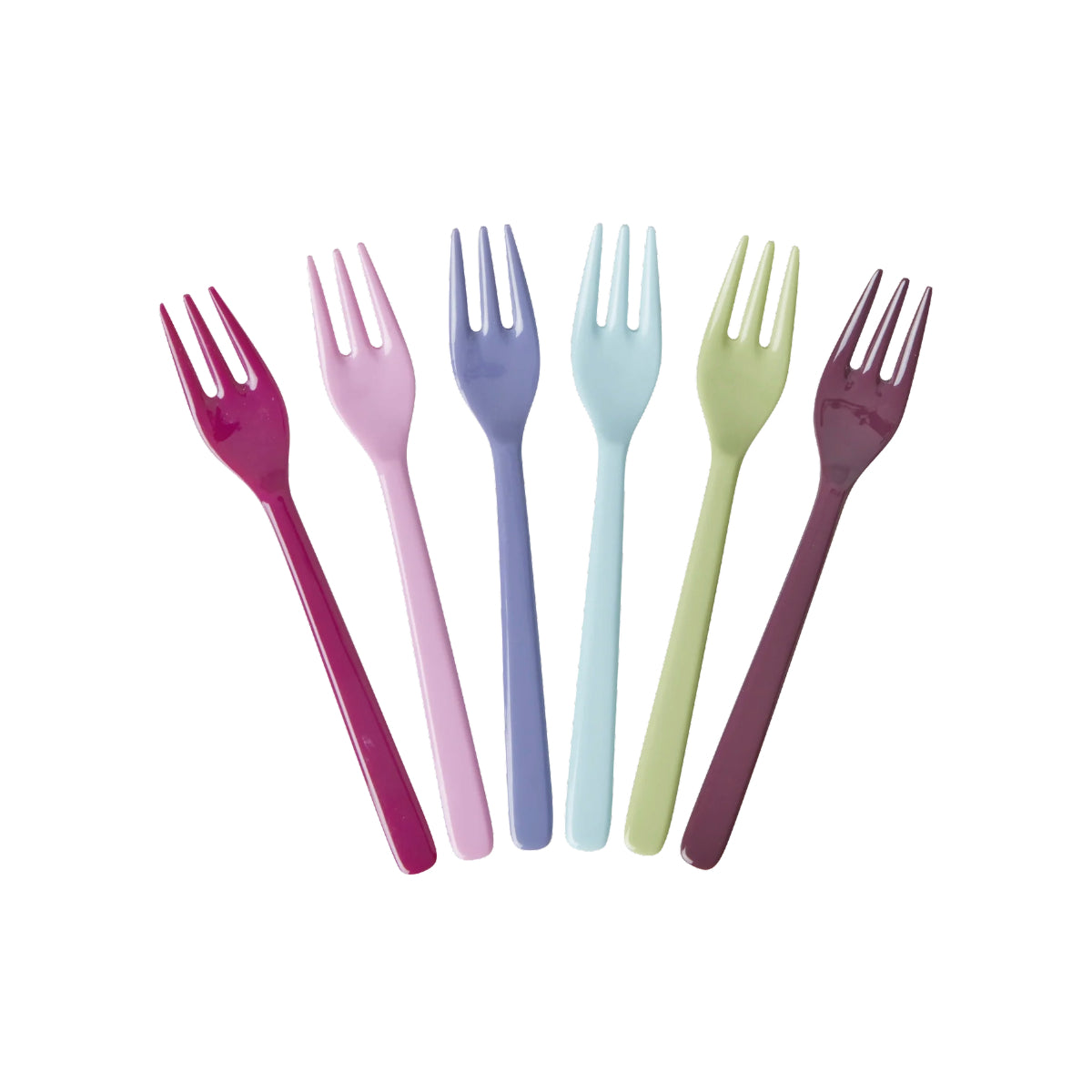 Melamine Cake Forks (Set of 6)