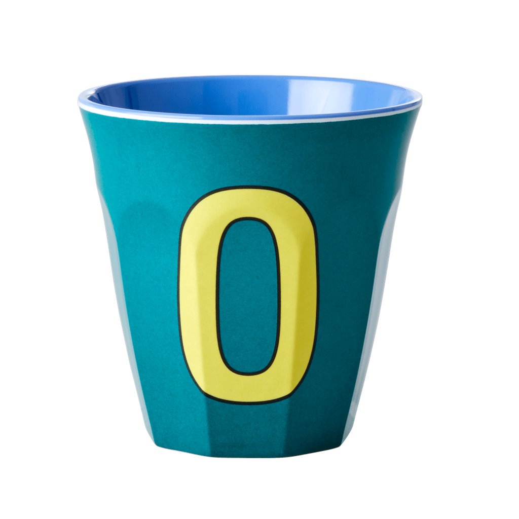 Alphabet Melamine Cups (Blue)