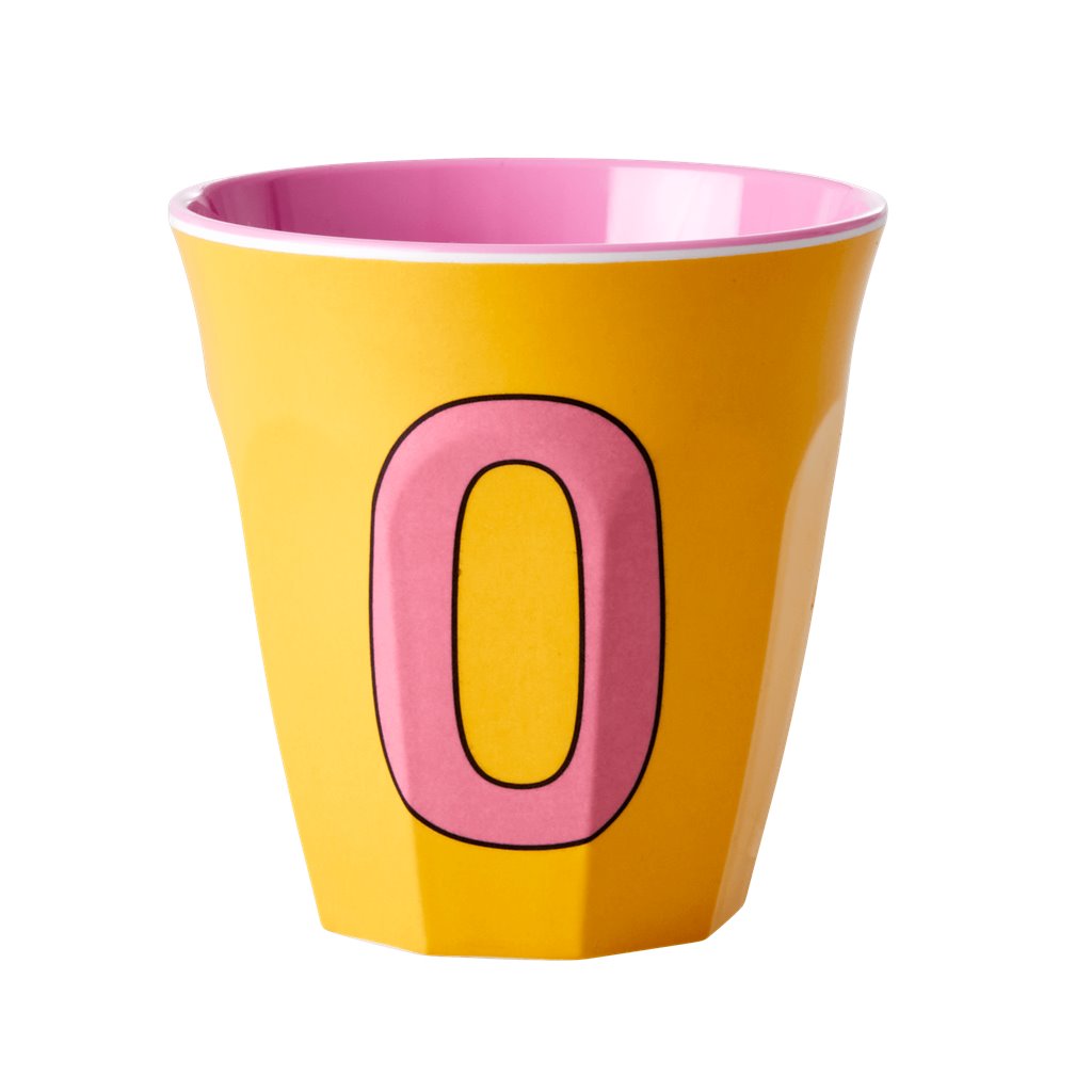 Alphabet Melamine Cups (Pink)