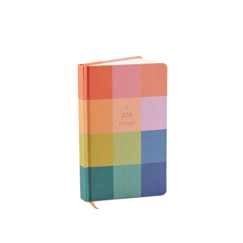 Rainbow Checker Bookcloth Journal