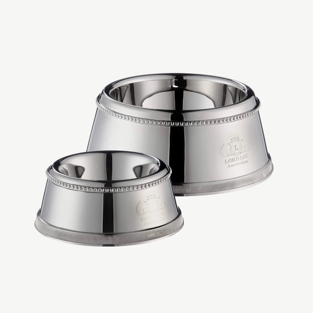 Riva Silver Pet Bowl