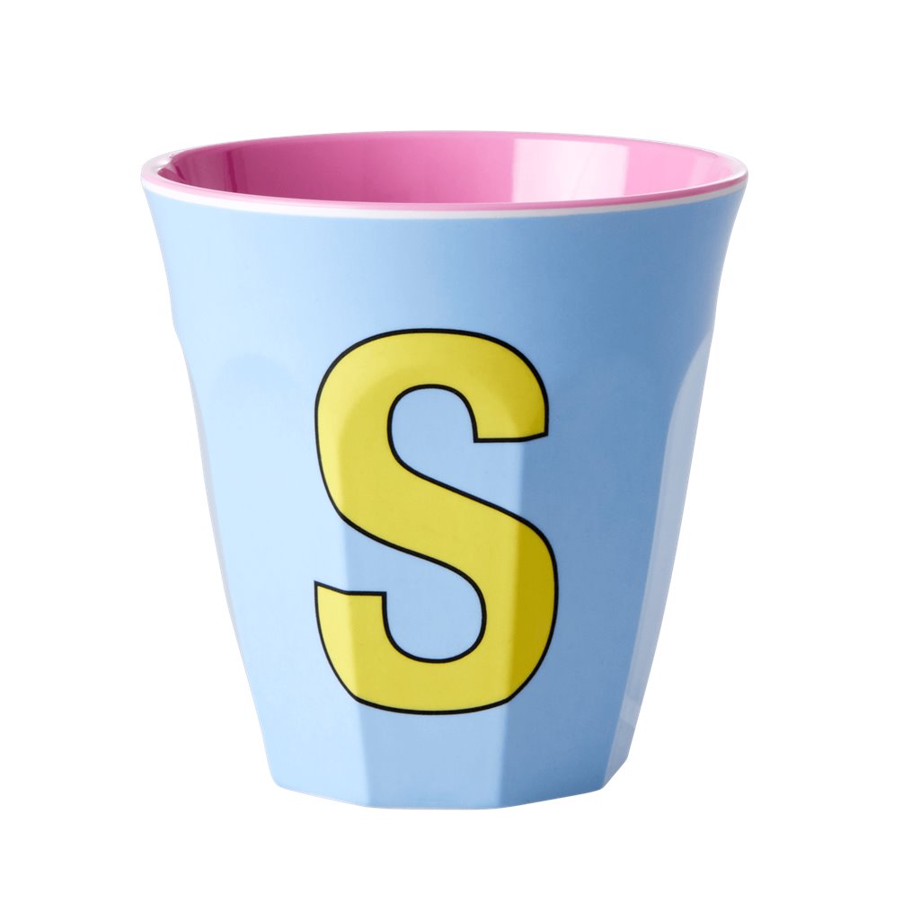 Alphabet Melamine Cups (Pink)