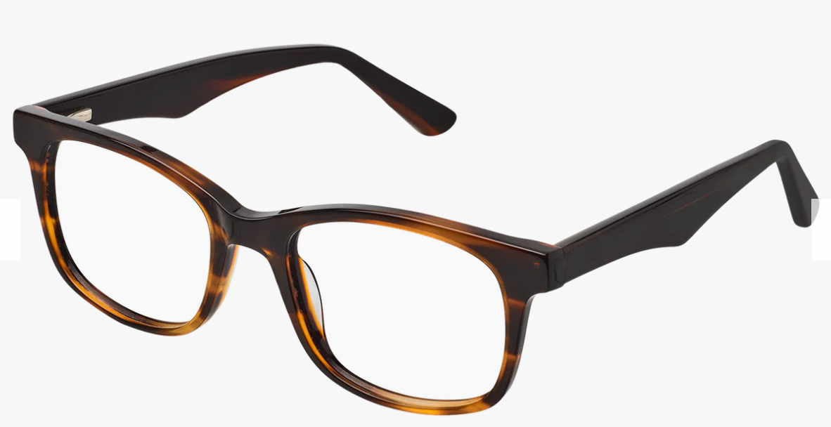 Frank&Lucie Aquila Man Reading Glasses Amber Brown