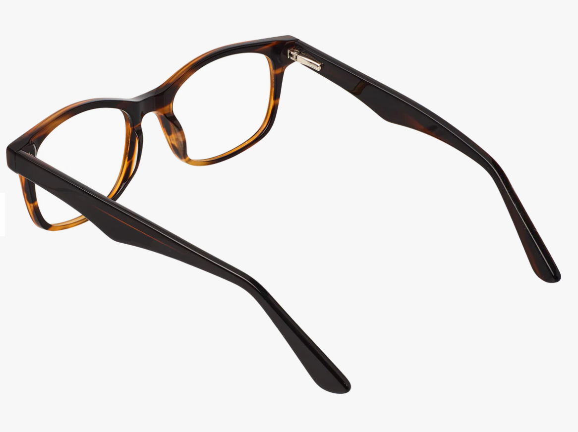 Frank&Lucie Aquila Man Reading Glasses Amber Brown