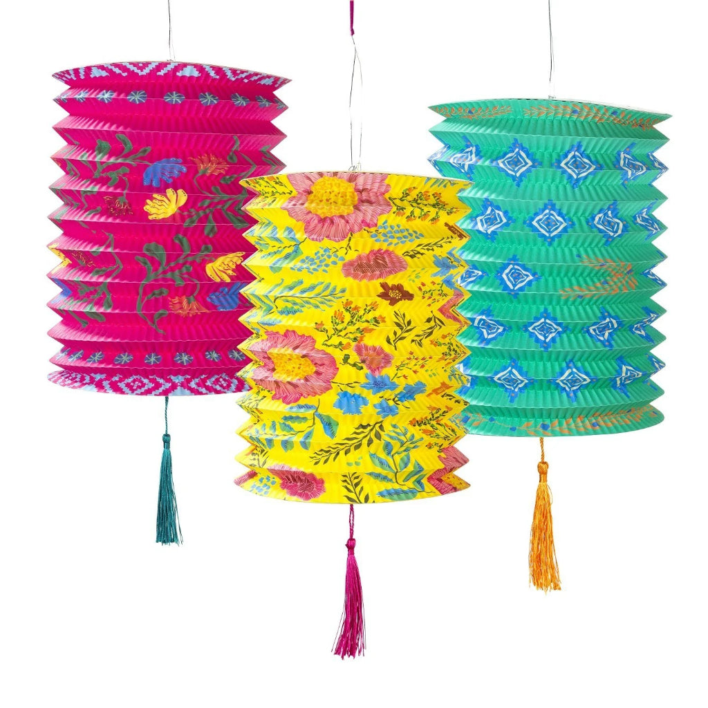 Boho Chinese Paper Lanterns