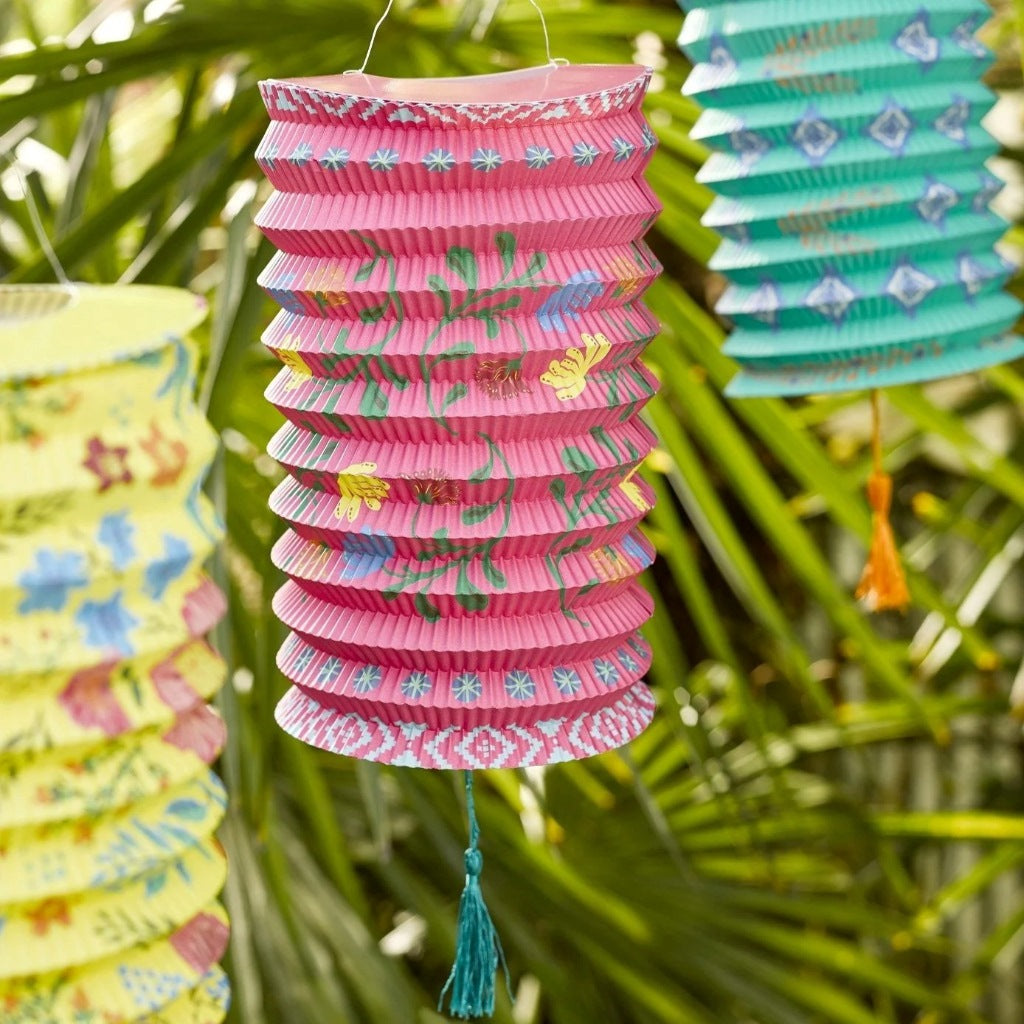 Boho Chinese Paper Lanterns