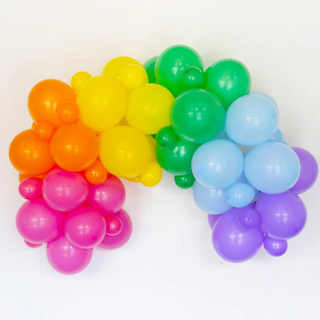 Rainbow Balloon Arch