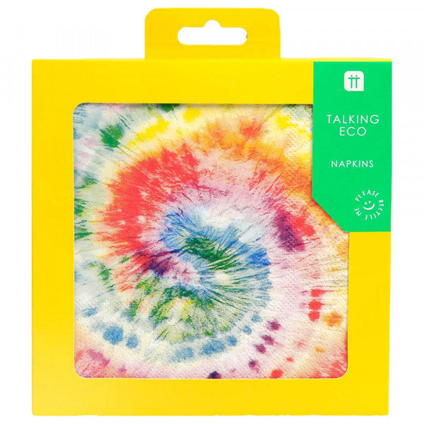 Rainbow Tie Dye Paper Napkins