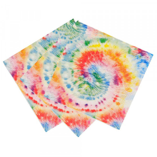 Rainbow Tie Dye Paper Napkins