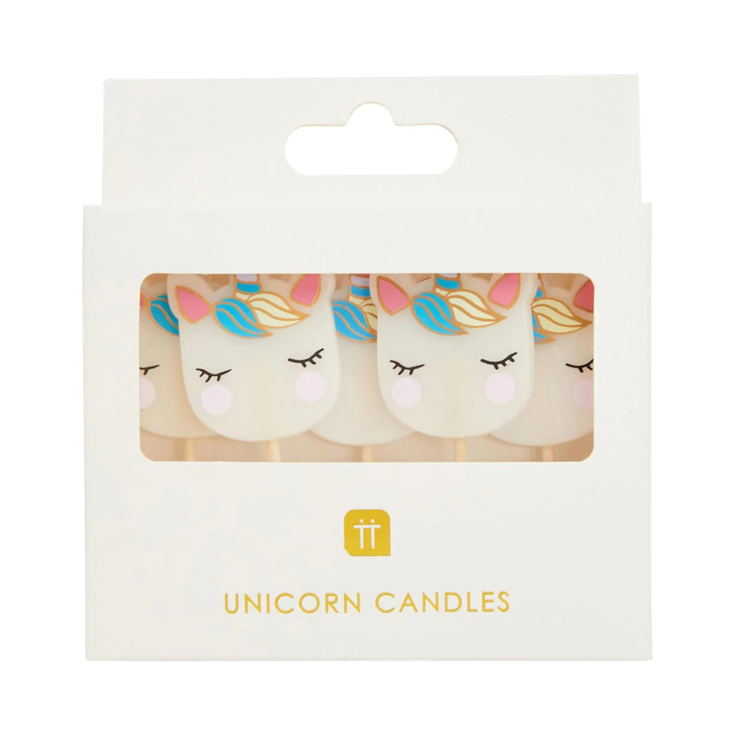 We Heart Unicorns Cake Candles