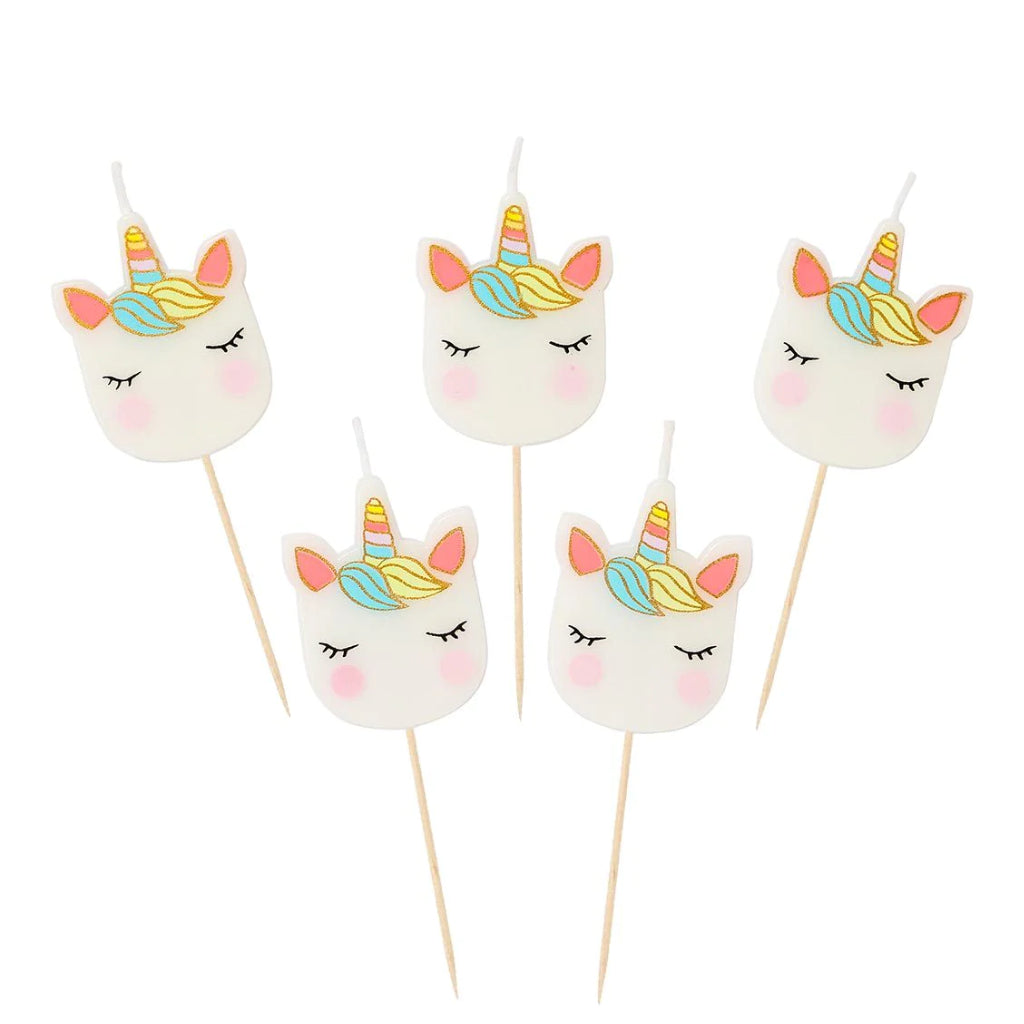 We Heart Unicorns Cake Candles