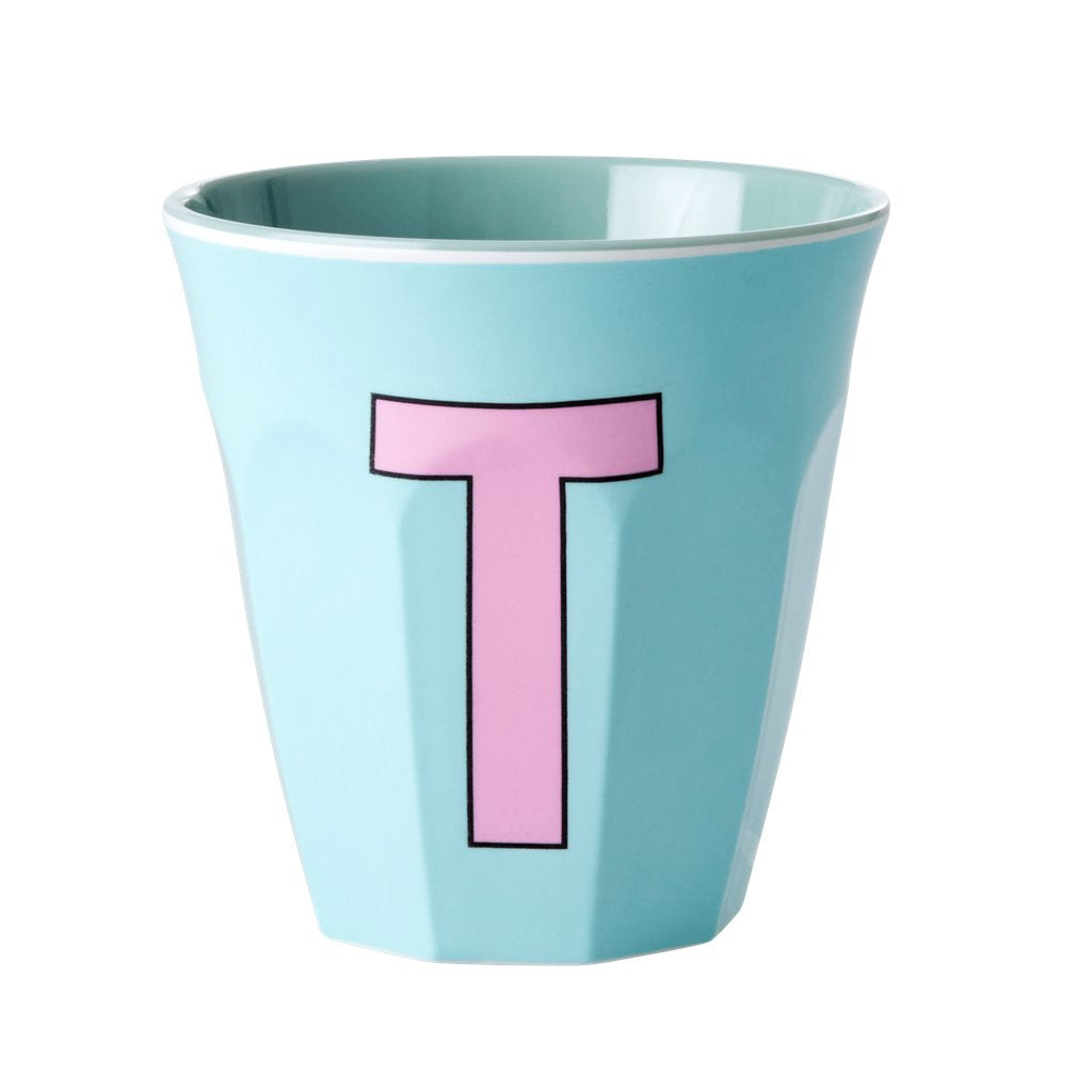 Alphabet Melamine Cups (Pink)