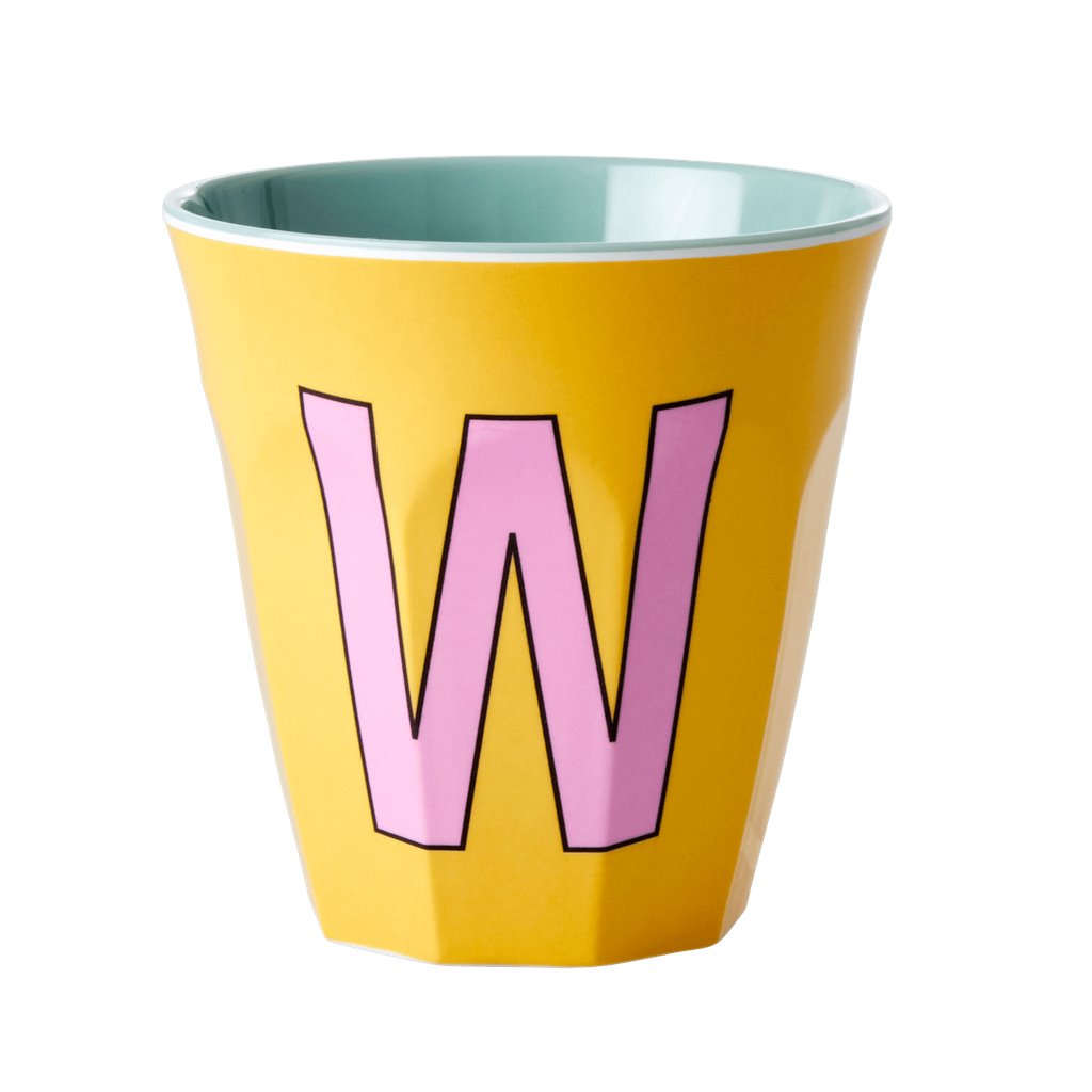 Alphabet Melamine Cups (Pink)