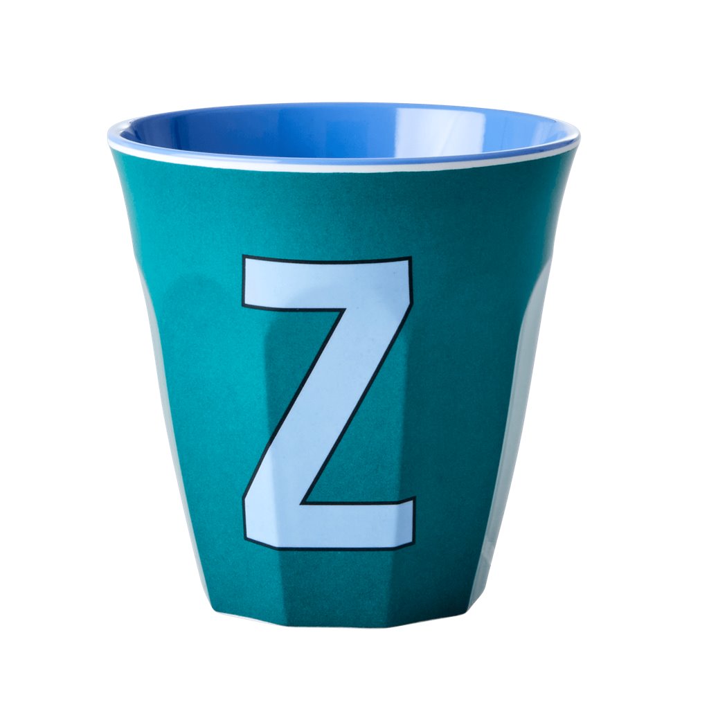 Alphabet Melamine Cups (Blue)