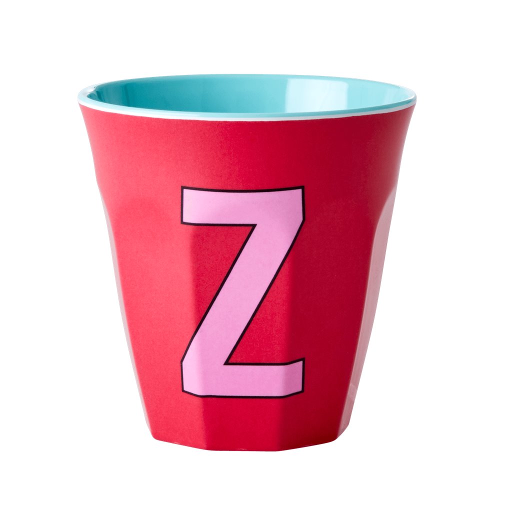 Alphabet Melamine Cups (Pink)