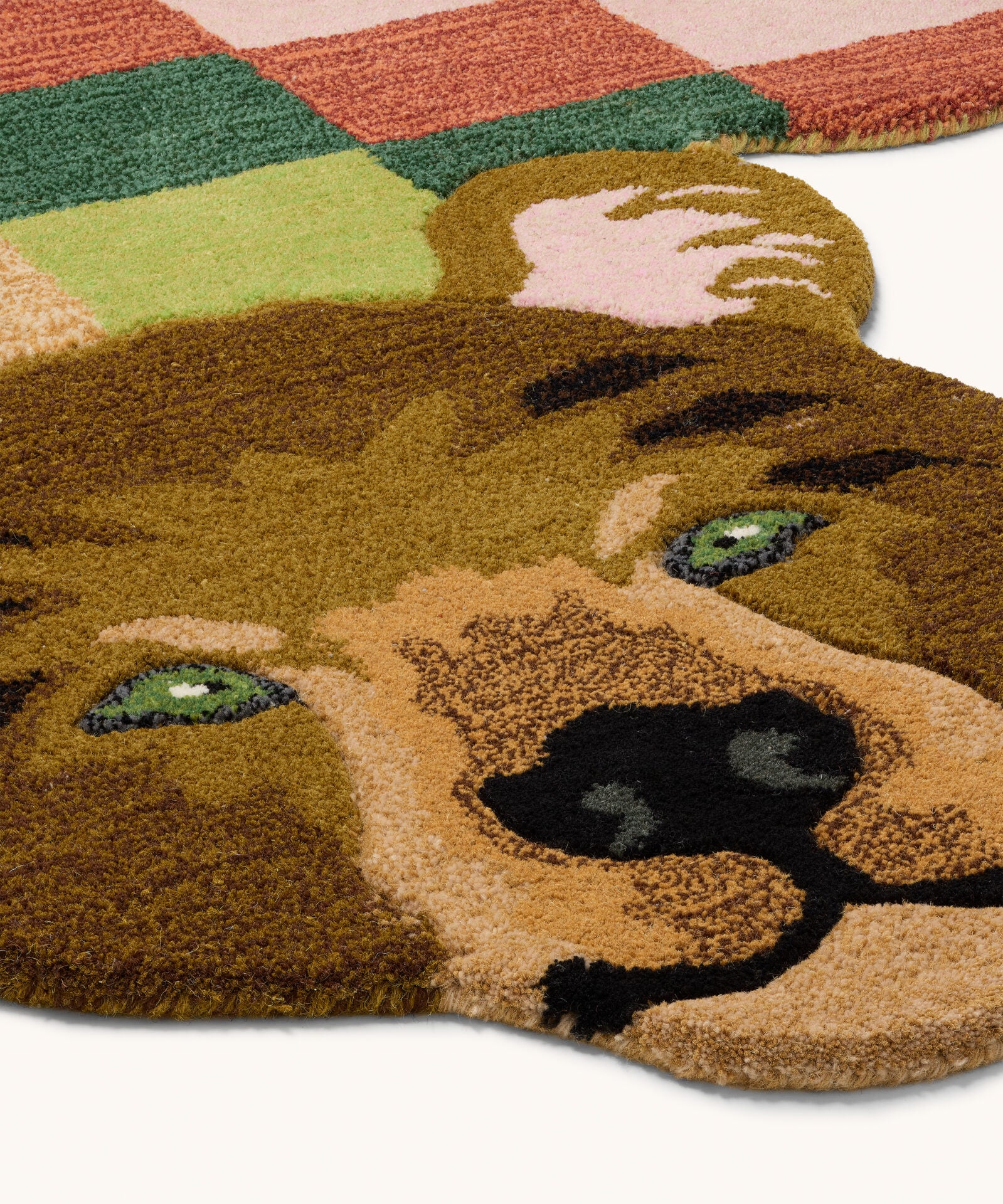Hand-Tufted Archie Check Beat Rug