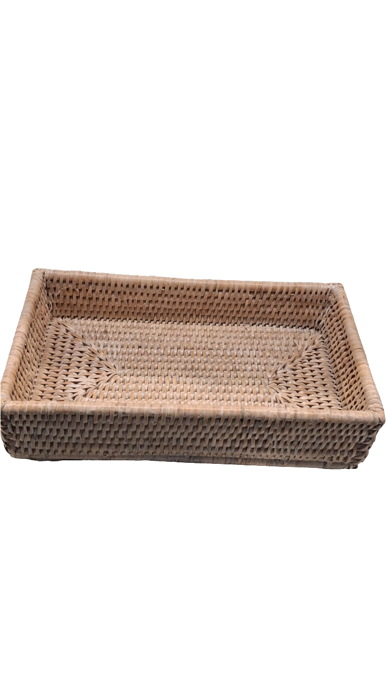 Rattan Guest Towel Holder