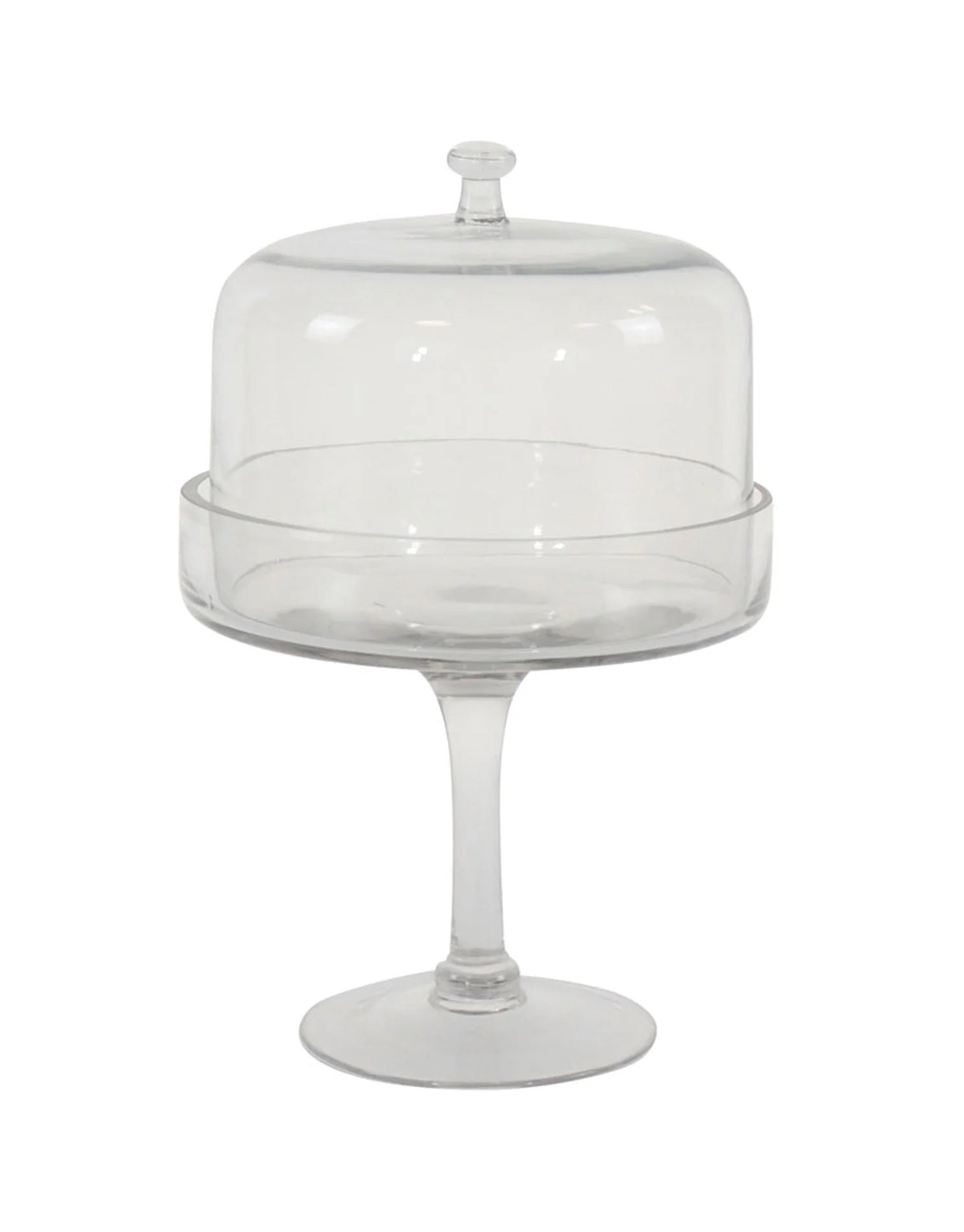 Glass  Cake stand with Cover 29cm