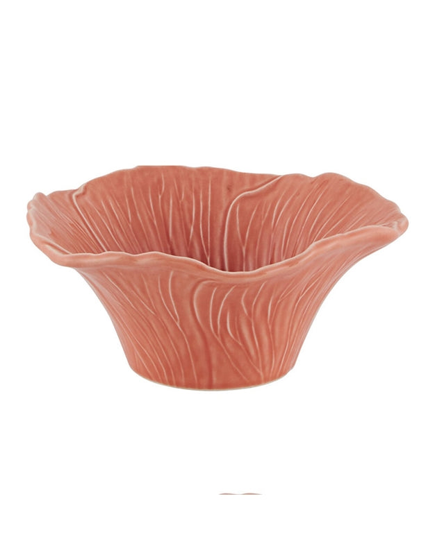 Ceramic Hollyhock Bowl