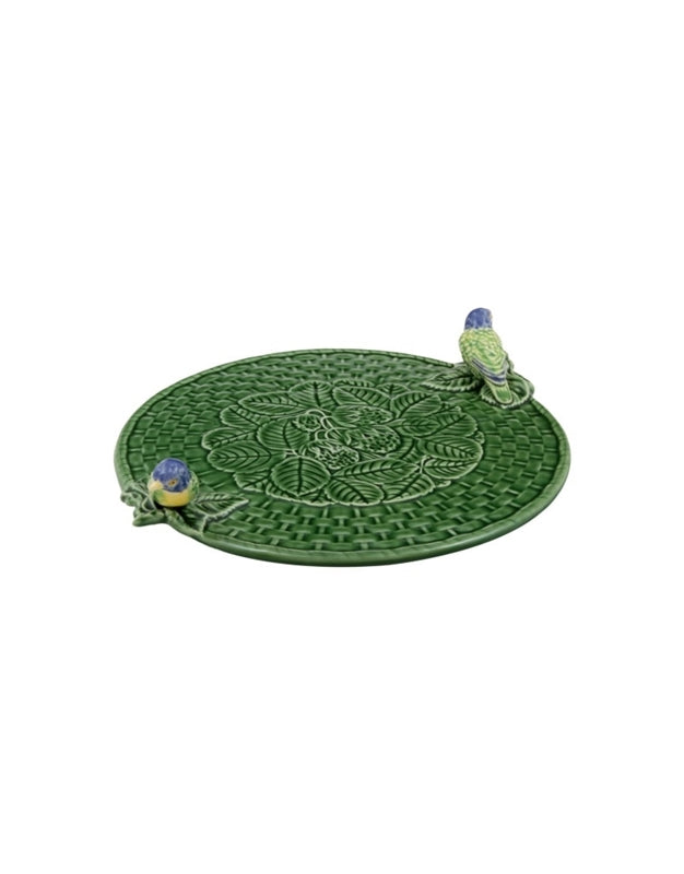 Bluebirds Ceramic Cheese Platter