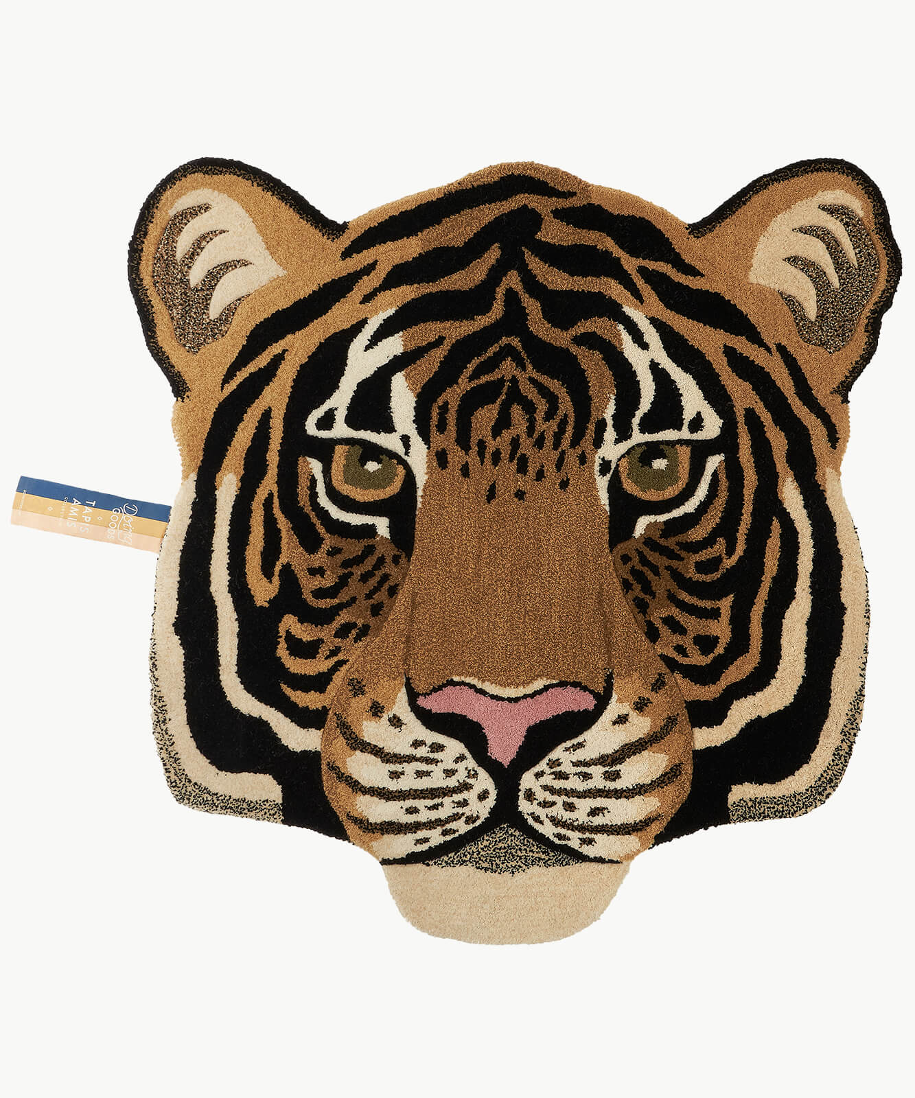 Hand-Tufted Rajah Tiger Head Rug