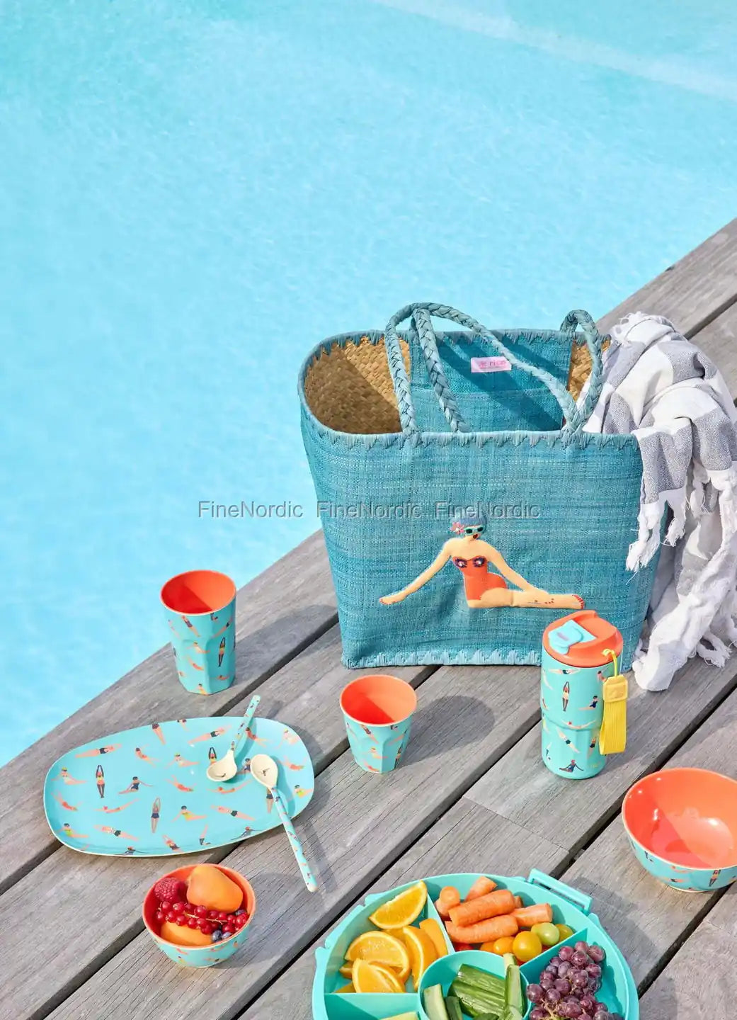 Raffia Lady Swimster Bag