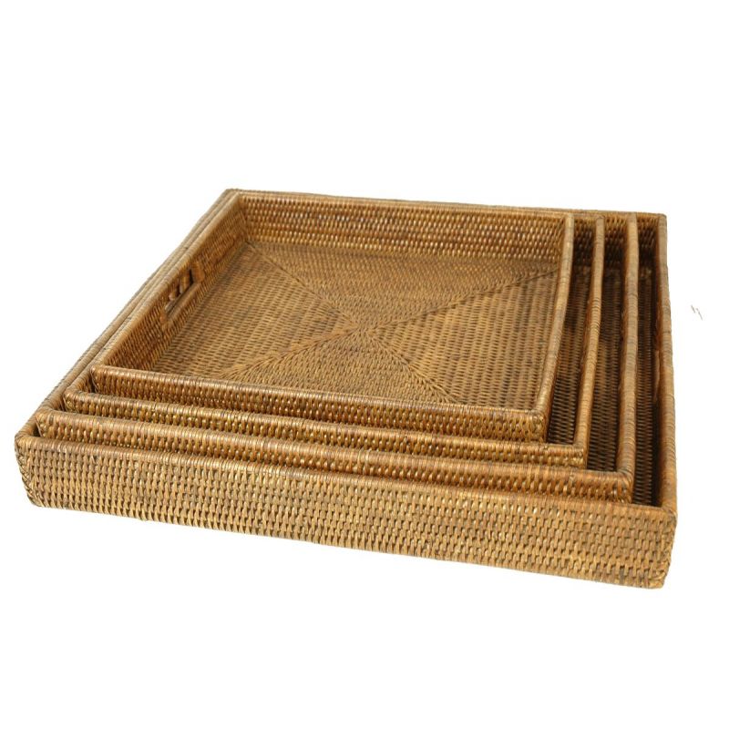 Rattan Morning Tray